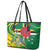 Dominica Independence Day Leather Tote Bag 3 November Coat Of Arms - Wonder Print Shop