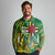 Dominica Independence Day Long Sleeve Polo Shirt 3 November Coat Of Arms - Wonder Print Shop