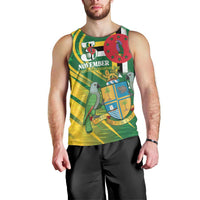 Dominica Independence Day Men Tank Top 3 November Coat Of Arms - Wonder Print Shop