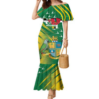 Dominica Independence Day Mermaid Dress 3 November Coat Of Arms - Wonder Print Shop