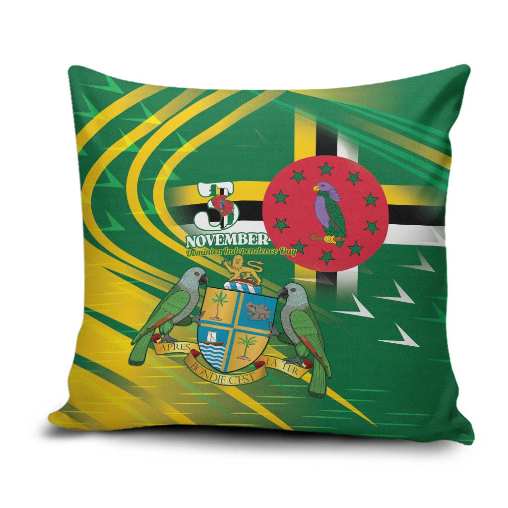Dominica Independence Day Pillow Cover 3 November Coat Of Arms - Wonder Print Shop