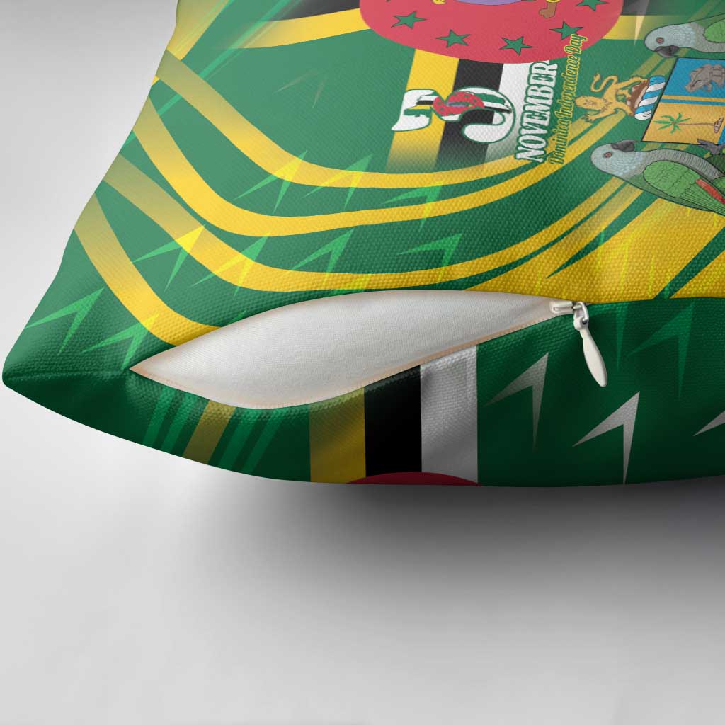 Dominica Independence Day Pillow Cover 3 November Coat Of Arms - Wonder Print Shop