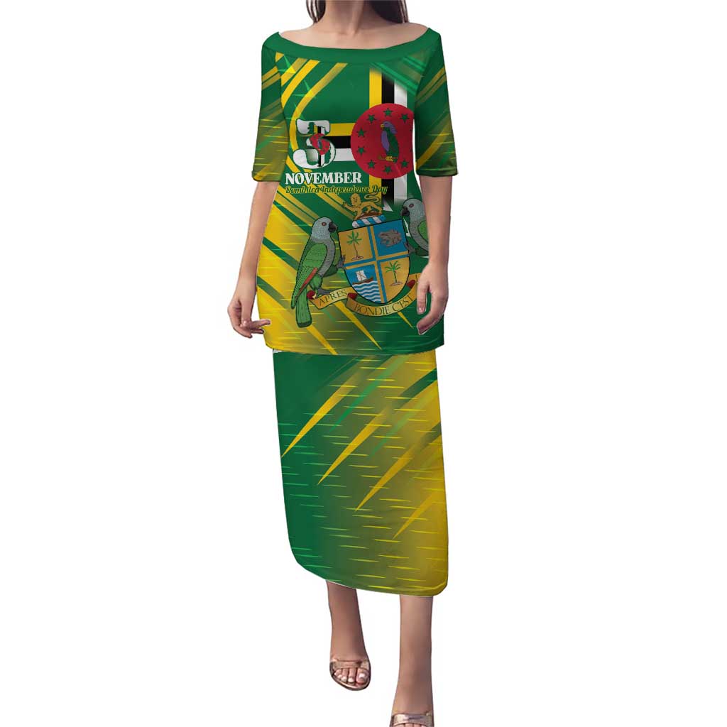 Dominica Independence Day Puletasi 3 November Coat Of Arms - Wonder Print Shop