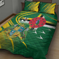 Dominica Independence Day Quilt Bed Set 3 November Coat Of Arms - Wonder Print Shop