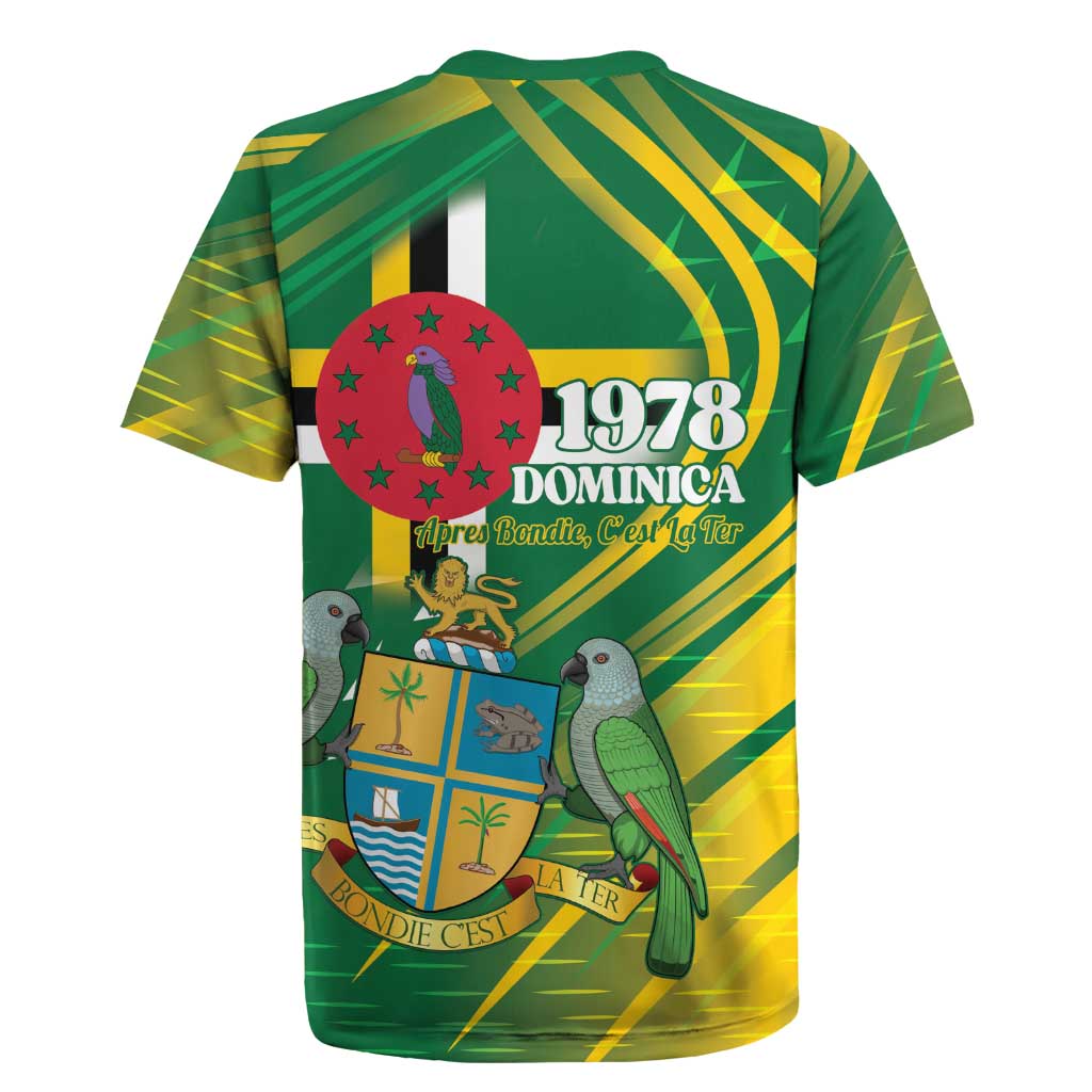 Dominica Independence Day Rugby Jersey 3 November Coat Of Arms - Wonder Print Shop