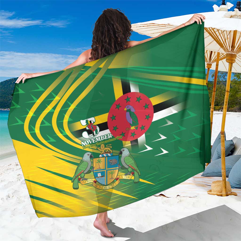 Dominica Independence Day Sarong 3 November Coat Of Arms - Wonder Print Shop