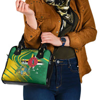 Dominica Independence Day Shoulder Handbag 3 November Coat Of Arms - Wonder Print Shop