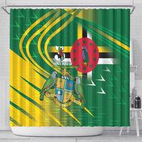 Dominica Independence Day Shower Curtain 3 November Coat Of Arms - Wonder Print Shop