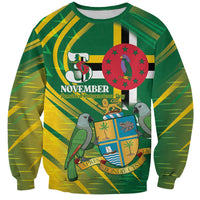 Dominica Independence Day Sweatshirt 3 November Coat Of Arms - Wonder Print Shop