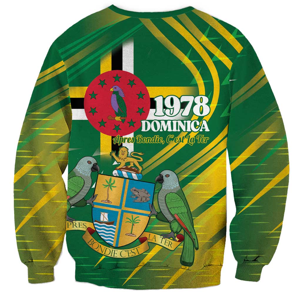 Dominica Independence Day Sweatshirt 3 November Coat Of Arms - Wonder Print Shop