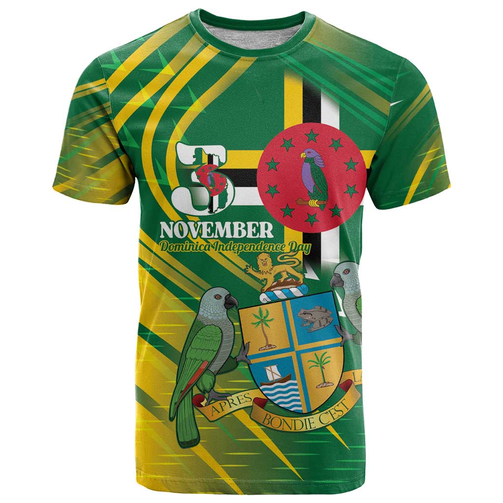 Dominica Independence Day T Shirt 3 November Coat Of Arms - Wonder Print Shop
