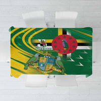 Dominica Independence Day Tablecloth 3 November Coat Of Arms - Wonder Print Shop