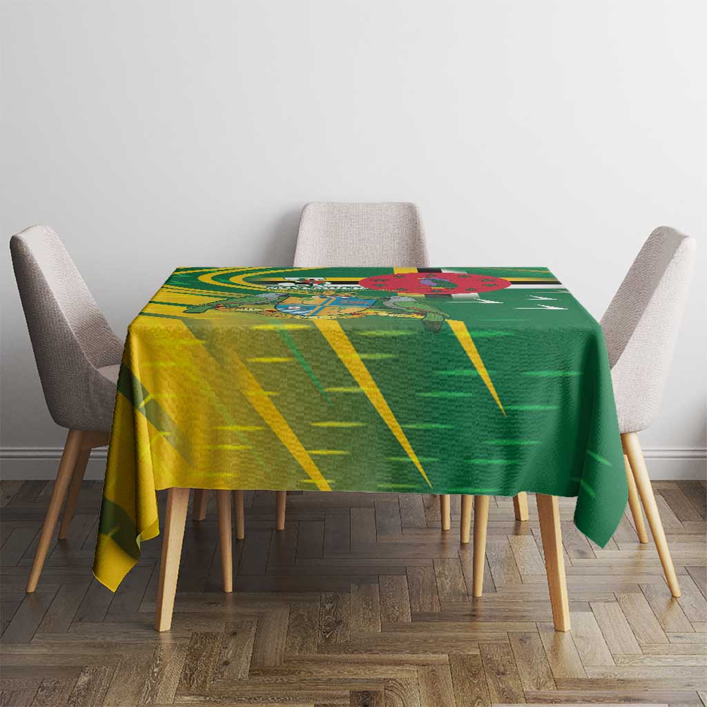 Dominica Independence Day Tablecloth 3 November Coat Of Arms - Wonder Print Shop