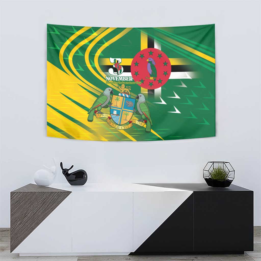 Dominica Independence Day Tapestry 3 November Coat Of Arms - Wonder Print Shop