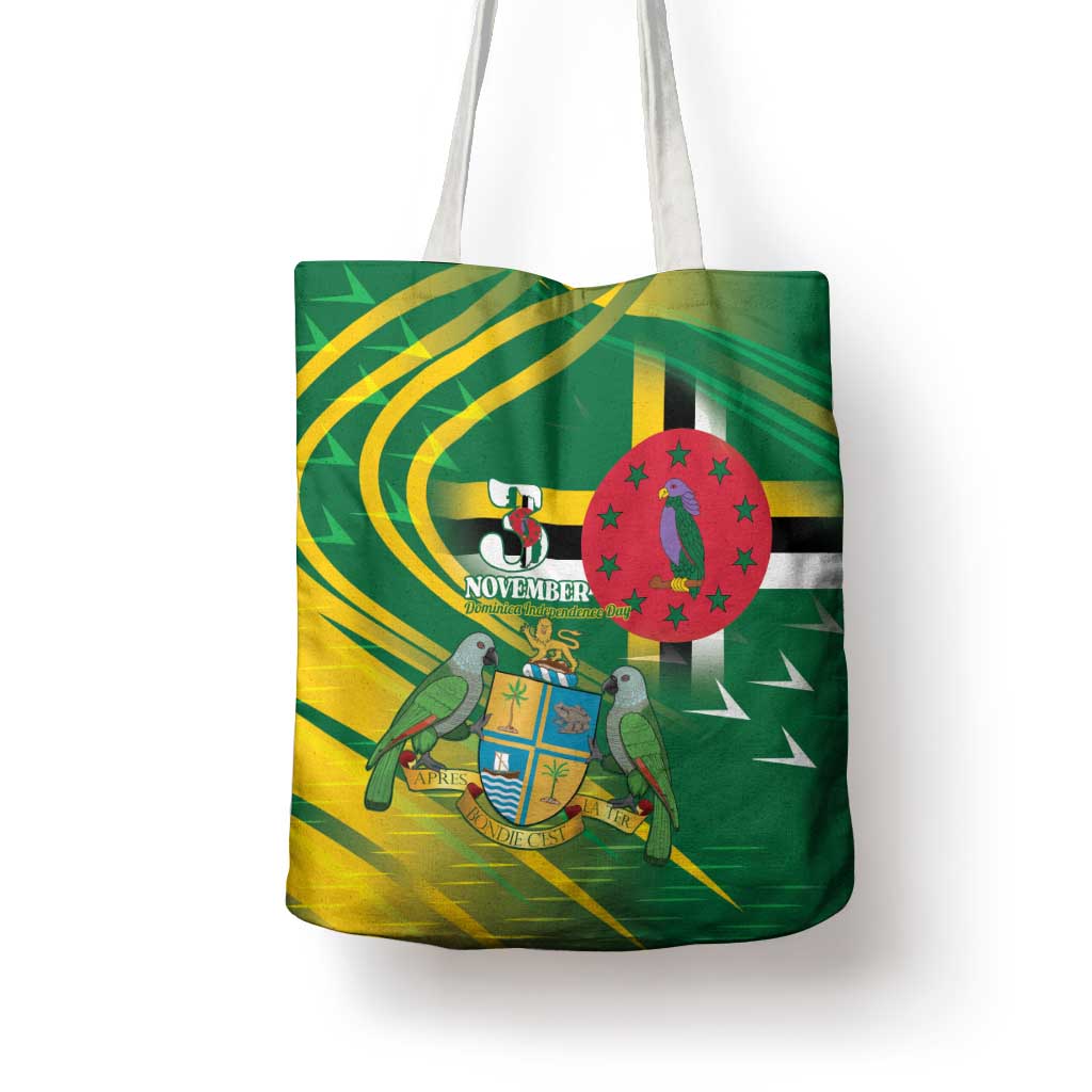 Dominica Independence Day Tote Bag 3 November Coat Of Arms - Wonder Print Shop