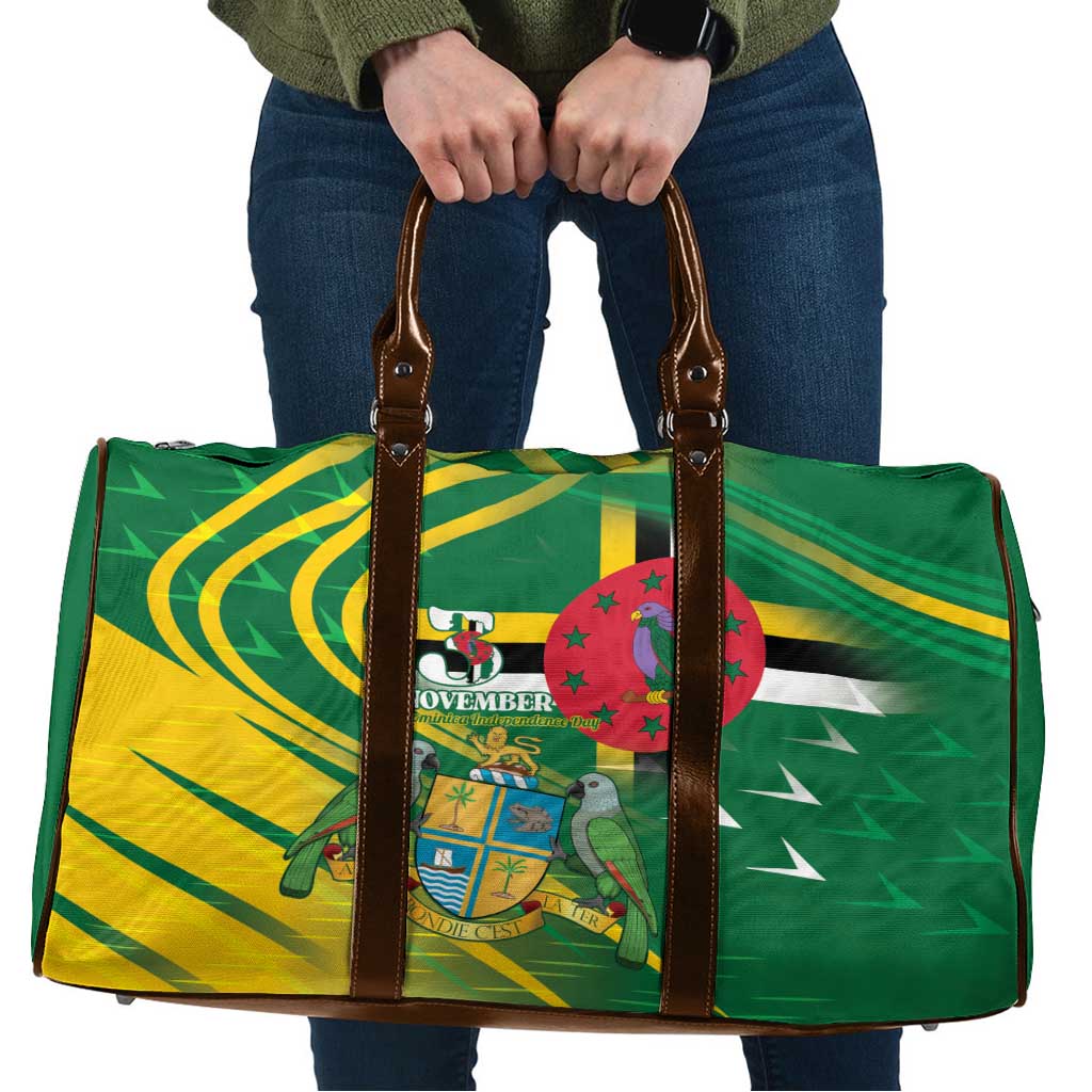 Dominica Independence Day Travel Bag 3 November Coat Of Arms - Wonder Print Shop