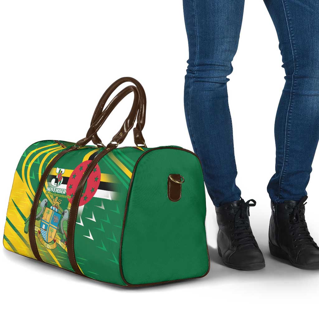 Dominica Independence Day Travel Bag 3 November Coat Of Arms - Wonder Print Shop