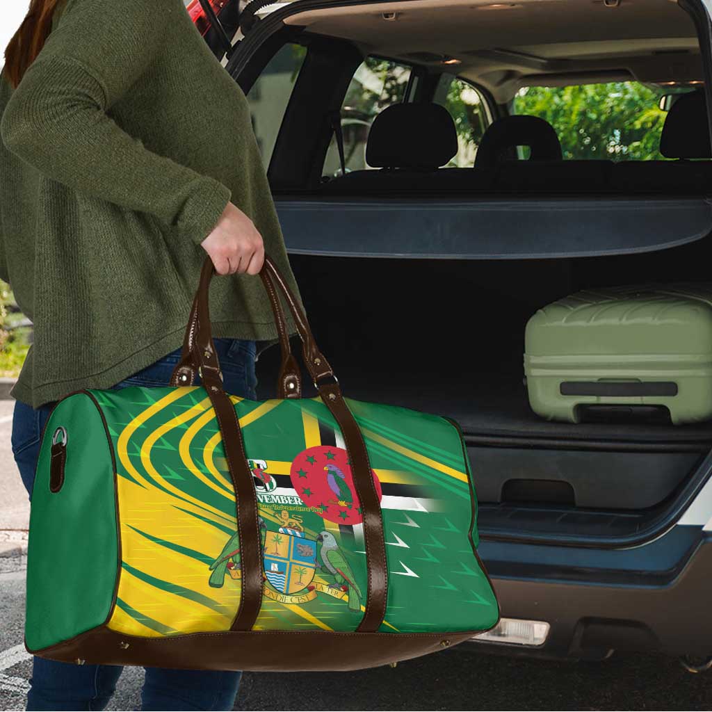 Dominica Independence Day Travel Bag 3 November Coat Of Arms - Wonder Print Shop