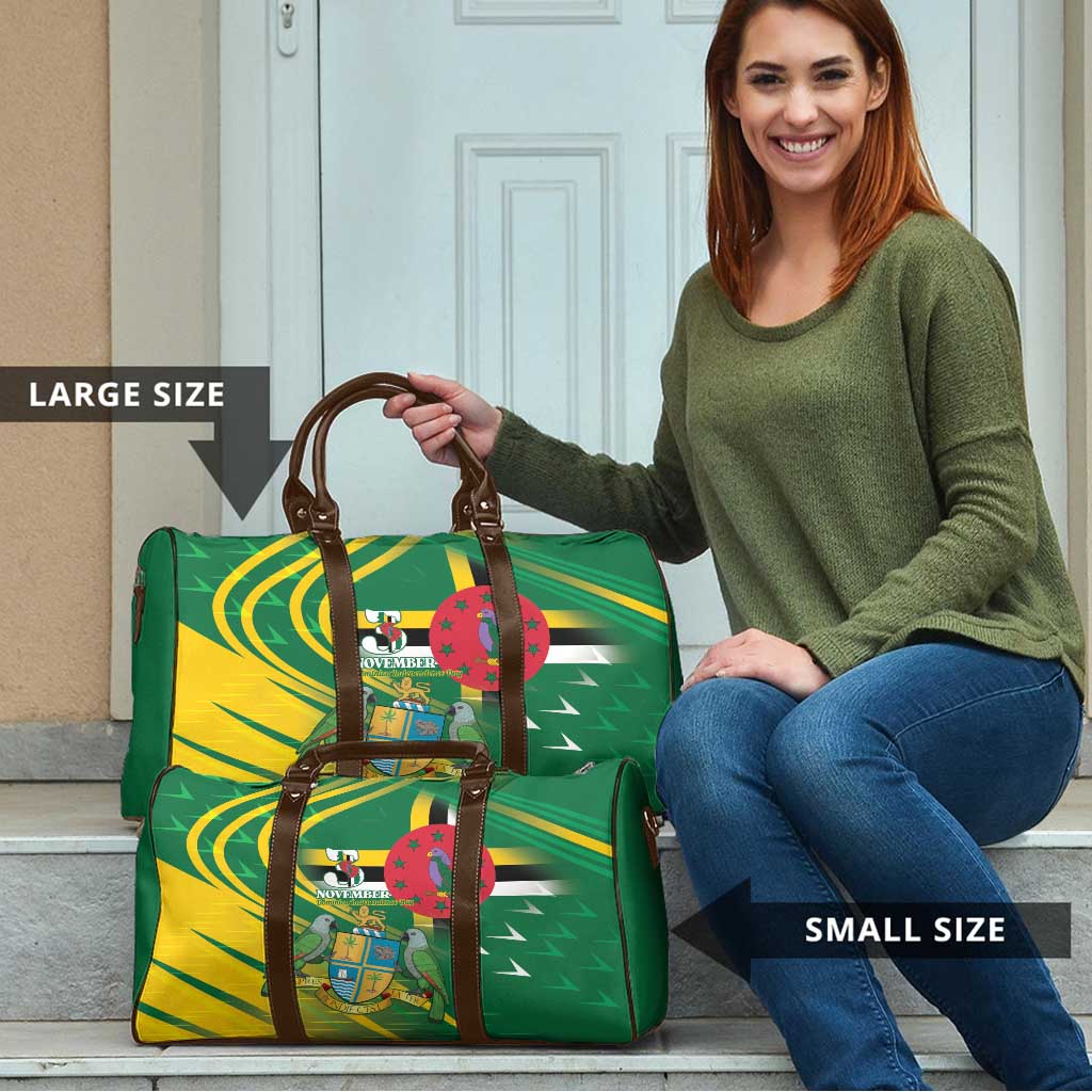 Dominica Independence Day Travel Bag 3 November Coat Of Arms - Wonder Print Shop