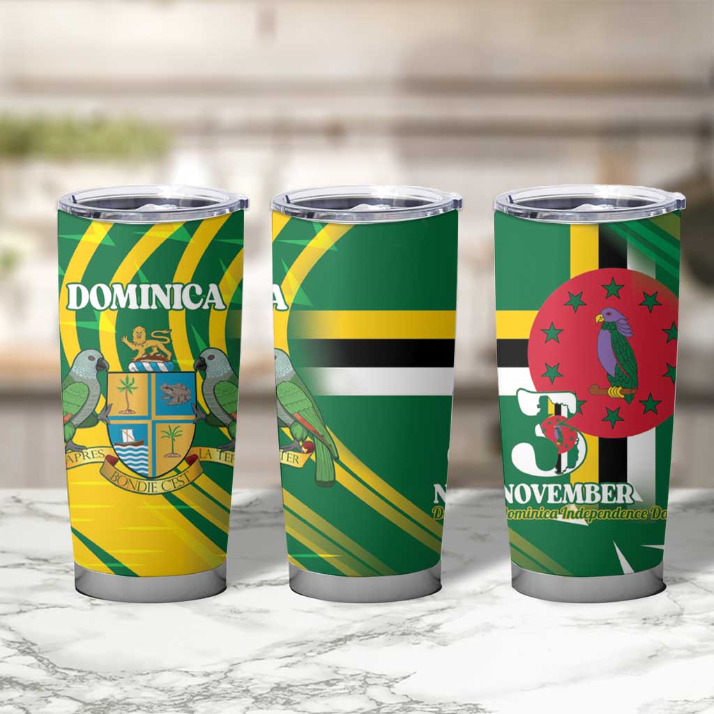 Dominica Independence Day Tumbler Cup 3 November Coat Of Arms - Wonder Print Shop