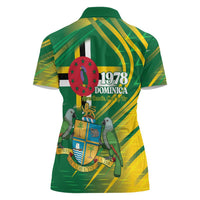 Dominica Independence Day Women Polo Shirt 3 November Coat Of Arms - Wonder Print Shop