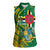 Dominica Independence Day Women Sleeveless Polo Shirt 3 November Coat Of Arms - Wonder Print Shop