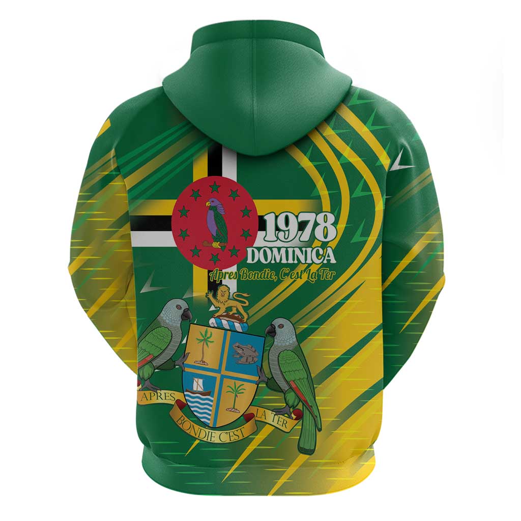 Dominica Independence Day Zip Hoodie 3 November Coat Of Arms - Wonder Print Shop