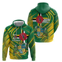 Dominica Independence Day Zip Hoodie 3 November Coat Of Arms - Wonder Print Shop