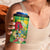 Personalized Dominica Independence Day 4 in 1 Can Cooler Tumbler Map With Coat Of Arms Madras Pattern - Wonder Print Shop