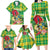 Personalized Dominica Independence Day Family Matching Long Sleeve Bodycon Dress and Hawaiian Shirt Map With Coat Of Arms Madras Pattern - Wonder Print Shop