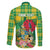 Personalized Dominica Independence Day Family Matching Long Sleeve Bodycon Dress and Hawaiian Shirt Map With Coat Of Arms Madras Pattern - Wonder Print Shop