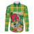 Personalized Dominica Independence Day Family Matching Off The Shoulder Long Sleeve Dress and Hawaiian Shirt Map With Coat Of Arms Madras Pattern - Wonder Print Shop
