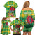 Personalized Dominica Independence Day Family Matching Off Shoulder Short Dress and Hawaiian Shirt Map With Coat Of Arms Madras Pattern - Wonder Print Shop