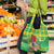 Personalized Dominica Independence Day Grocery Bag Map With Coat Of Arms Madras Pattern - Wonder Print Shop