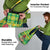 Personalized Dominica Independence Day Grocery Bag Map With Coat Of Arms Madras Pattern - Wonder Print Shop