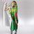 Personalized Dominica Independence Day Hooded Blanket Map With Coat Of Arms Madras Pattern - Wonder Print Shop