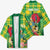 Personalized Dominica Independence Day Kimono Map With Coat Of Arms Madras Pattern - Wonder Print Shop