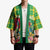 Personalized Dominica Independence Day Kimono Map With Coat Of Arms Madras Pattern - Wonder Print Shop