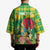 Personalized Dominica Independence Day Kimono Map With Coat Of Arms Madras Pattern - Wonder Print Shop