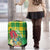 Personalized Dominica Independence Day Luggage Cover Map With Coat Of Arms Madras Pattern - Wonder Print Shop