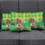 Personalized Dominica Independence Day Pillow Cover Map With Coat Of Arms Madras Pattern - Wonder Print Shop