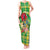Personalized Dominica Independence Day Tank Maxi Dress Map With Coat Of Arms Madras Pattern - Wonder Print Shop