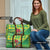 Personalized Dominica Independence Day Travel Bag Map With Coat Of Arms Madras Pattern - Wonder Print Shop