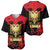 Albania Independence Day Baseball Jersey Dita e Pavaresise Map Grunge Style - Wonder Print Shop