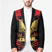 Albania Independence Day Blazer Dita e Pavaresise Map Grunge Style - Wonder Print Shop