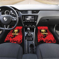 Albania Independence Day Car Mats Dita e Pavaresise Map Grunge Style - Wonder Print Shop