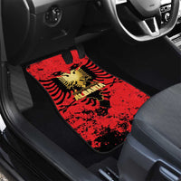 Albania Independence Day Car Mats Dita e Pavaresise Map Grunge Style - Wonder Print Shop