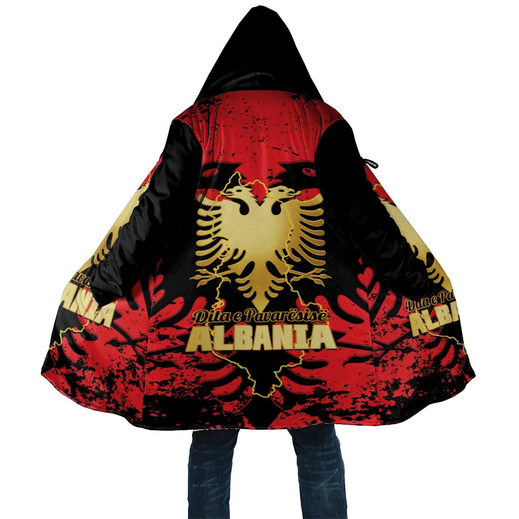 Albania Independence Day Cloak Dita e Pavaresise Map Grunge Style - Wonder Print Shop