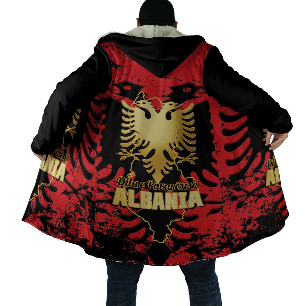 Albania Independence Day Cloak Dita e Pavaresise Map Grunge Style - Wonder Print Shop