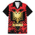 Albania Independence Day Family Matching Long Sleeve Bodycon Dress and Hawaiian Shirt Dita e Pavaresise Map Grunge Style - Wonder Print Shop
